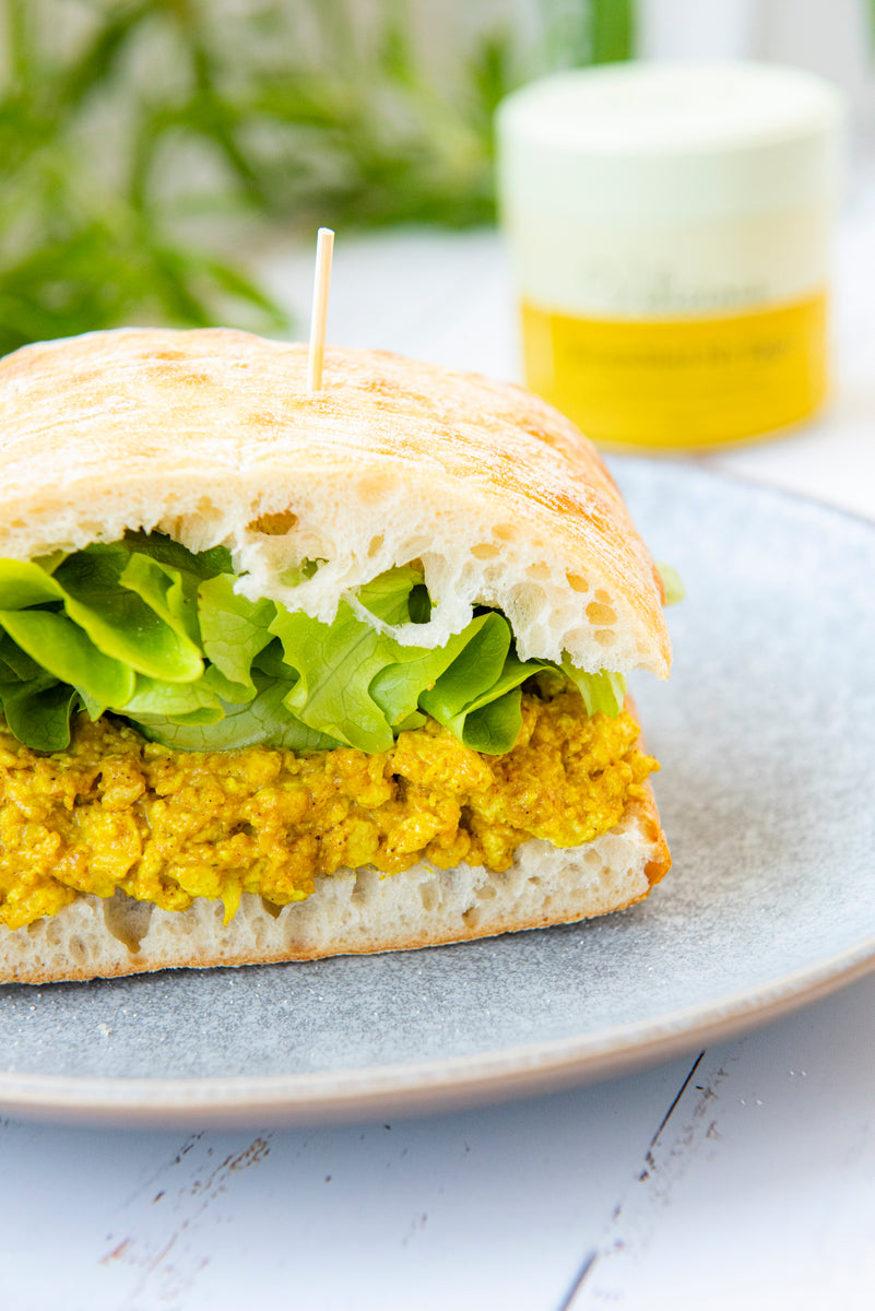 Quick and Easy Vegan Curried Egg Sandwich Recipe – Velicious